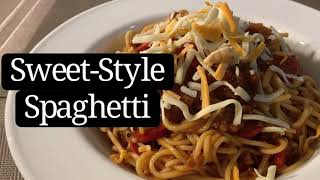 SWEET STYLE SPAGHETTI RECIPE | here’s a jolly simple recipe for a pinoy spaghetti with hotdogs