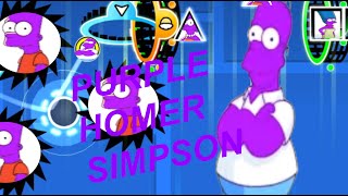 Purple Homer Simpson Our Masterpeice