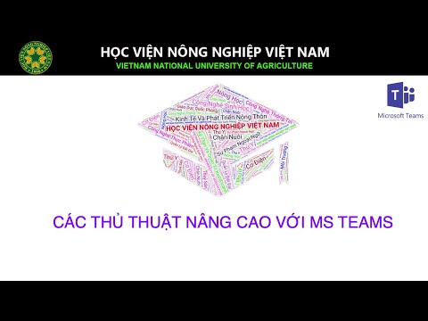 [Microsoft Teams] Các thủ thuật với MS Teams nâng cao