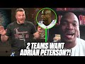 Adrian Peterson Tells Pat McAfee 2 Teams Are Interested In Signing Him