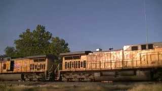 UP 7163 5822 on a NB APEX empty coal train Joplin MO