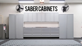 This is where it really starts to come together! We going forces to quickly get these heavy duty Saber Cabinets mounted and looking 