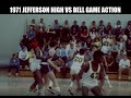 1971 Jefferson High vs Bell High Basketball Action