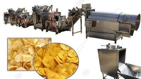Full Set of Potato Chips Plantain Chips Cassava Chips Production Line @gelgoog.com