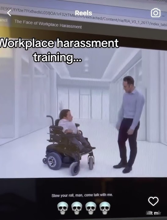 FUNNY ,,Workplace Harassment Training’’ 😂
