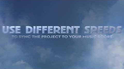 Fly Through the Clouds - After Effects Project Files