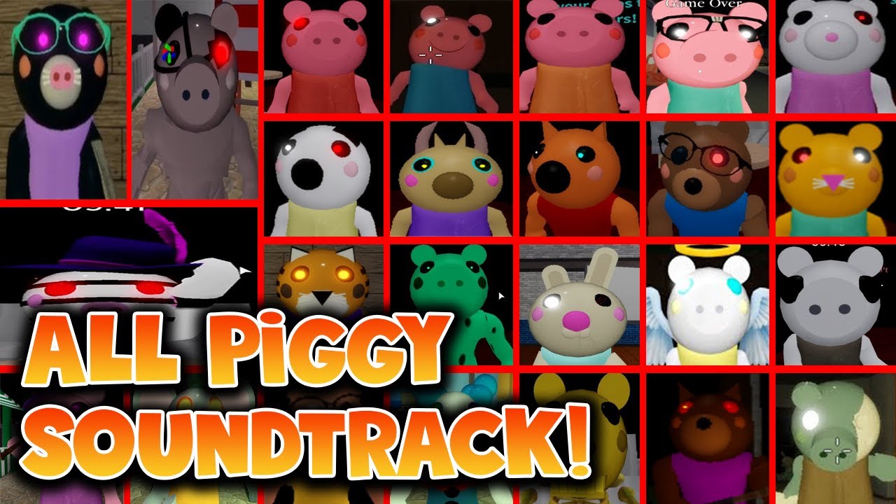 Roblox Piggy All Soundtracks Chapter 1 10 Characters Skins Piggy Roblox Youtube - roblox piggy characters and names