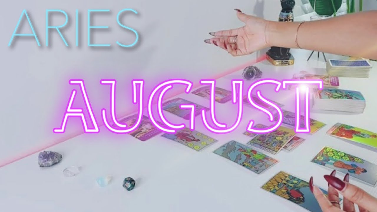 Aries AUGUST | You'll See Them Coming! ....But Who Else Is Coming Towards You?? - Aries Tarot
