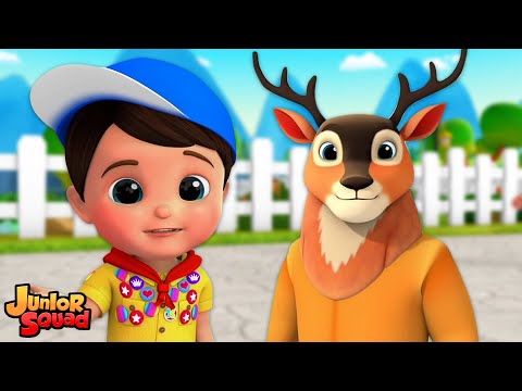 Зоопарковая песня для детей и 3д мультфильм видео от Junior Squad