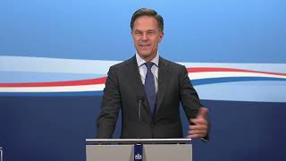 Integrale persconferentie van minister-president Rutte na de ministerraad van 12 mei 2023