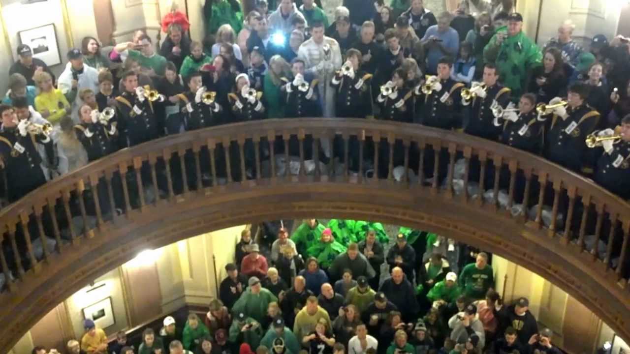 Trumpets in the Dome Notre Dame vs. Stanford 10/13/12 YouTube