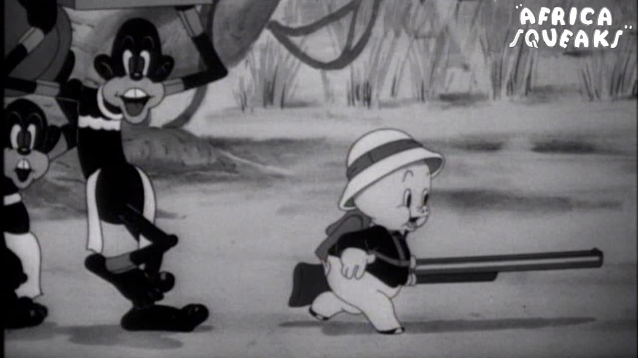 ⁣Africa Squeaks 1940 Looney Tunes Porky Pig Cartoon Short Film