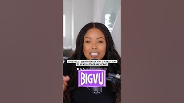 This Teleprompter App is great for filming Instagram videos #instagramtools #teleprompter #bigvu