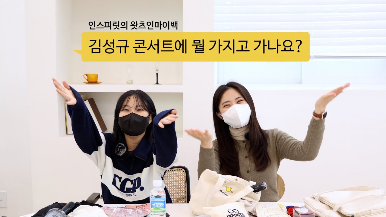 김성규 콘서트에 가는 인스피릿의 짐을 털어보았다 [팬의 왓츠인마이백]