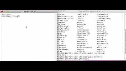 Python Curses Tutorial 2: Adding Strings