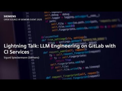 Lightning Talk: LLM Engineering on GitLab with CI Services