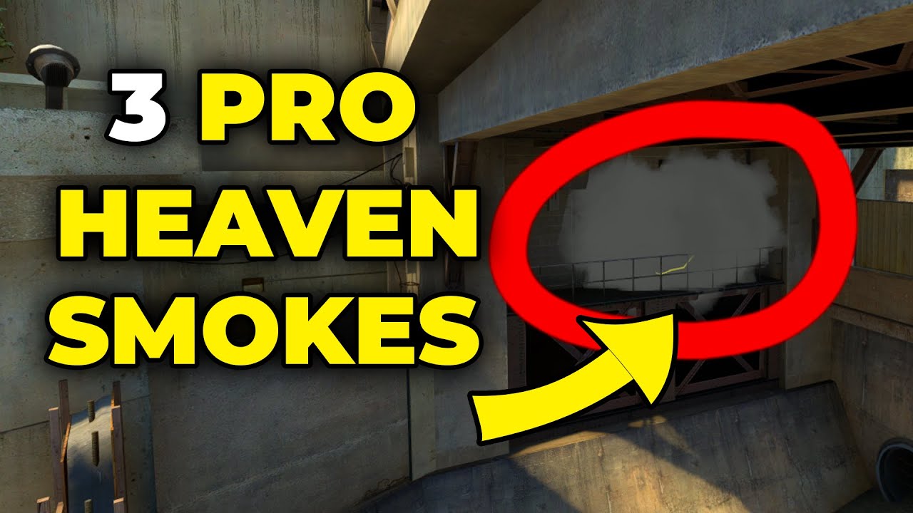 3 Overpass heaven smokes you don't throw (CS:GO) - YouTube