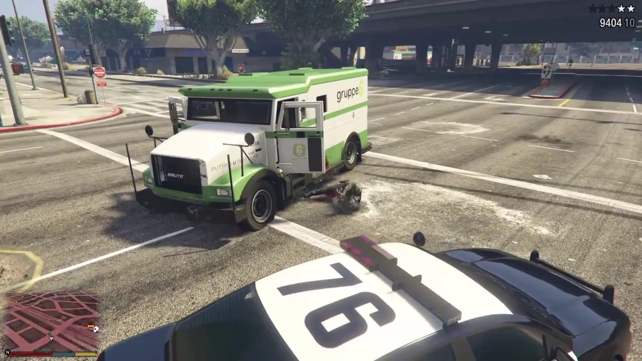 Gta5 現金輸送車が悪質な轢き逃げ Youtube