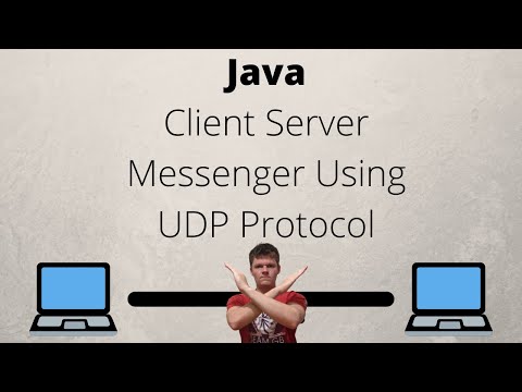 Java UDP Client Server Messenger