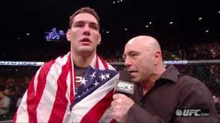 UFC 168: Chris Weidman Octagon Interview
