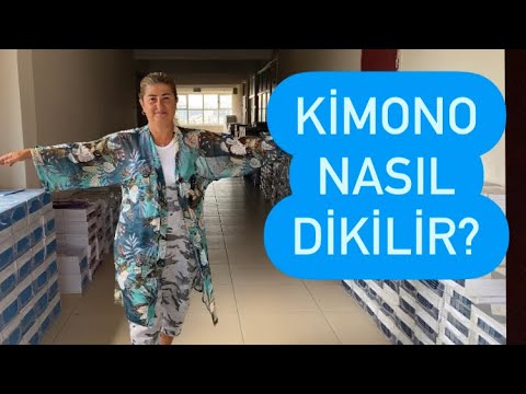 Kimono Nasıl Dikilir? / Kimono Bandı Dikimi / Çok Kolay Kimono Dikimi / Kimono Kesimi ve Dikimi