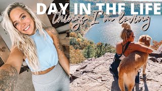 DAY IN THE LIFE | A BUNCH OF THINGS I'M LOVING RIGHT NOW + LOTS OF CHATTING | Holley Gabrielle