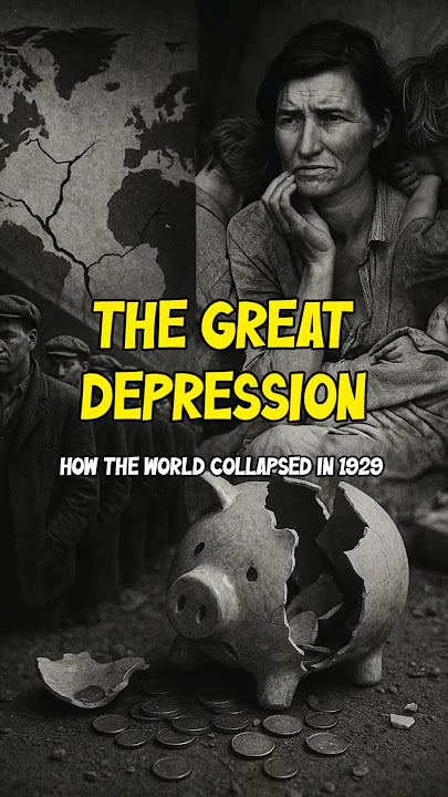 The Great Depression in 50 Seconds! #GreatDepression #StockMarketCrash