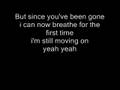 kelly clarkson's since u been gone LYRICS