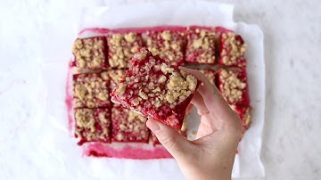 Raspberry Crumble Bars
