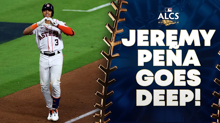 Jeremy Pea is a ROOKIE SENSATION! He hits a MOONSHOT to add to the Astros lead!