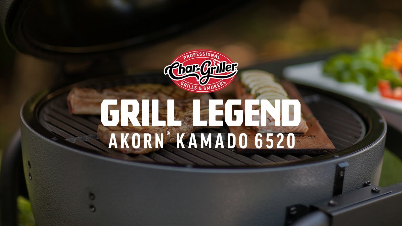 Grill Legend on the AKORN Kamado 6520 Grill and Smoker CharGriller