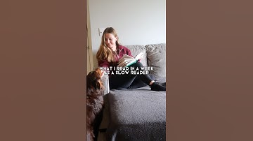 what I read in a week as a slow reader 📖 #shorts