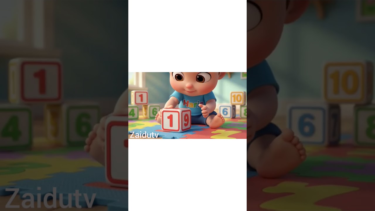 Learn number 1-10 with cube stacking fun 