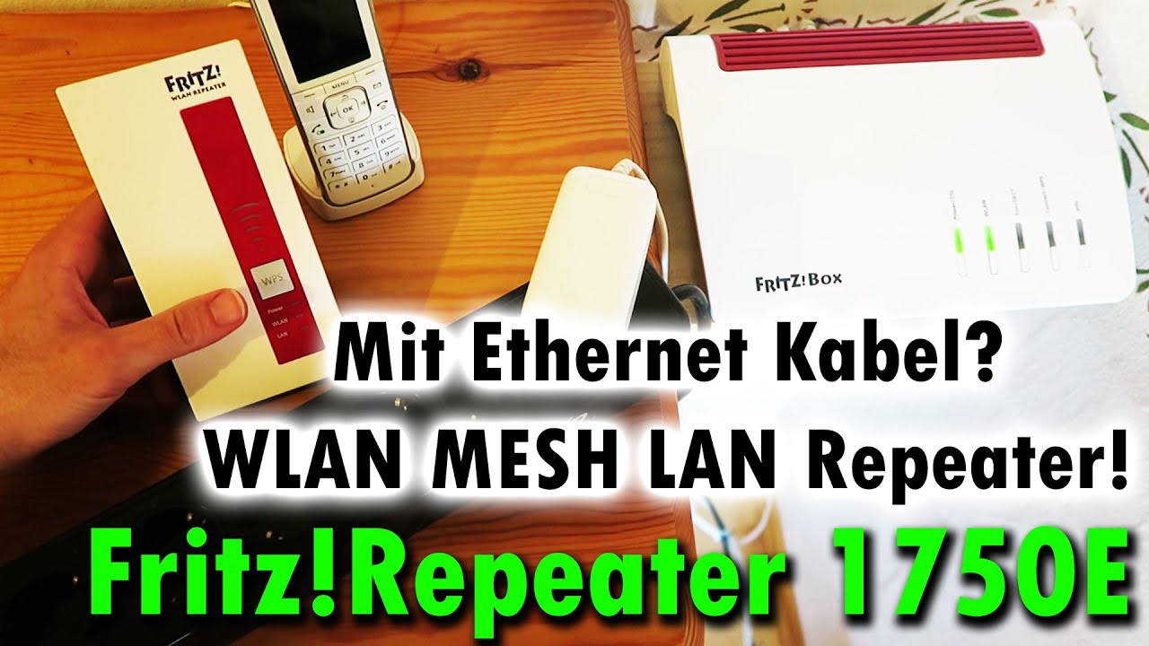 Fritz Repeater 1750e Als Access Point Einrichten Fritz!Repeater 1750E als LAN MESH Repeater per Kabel verbinden (Access