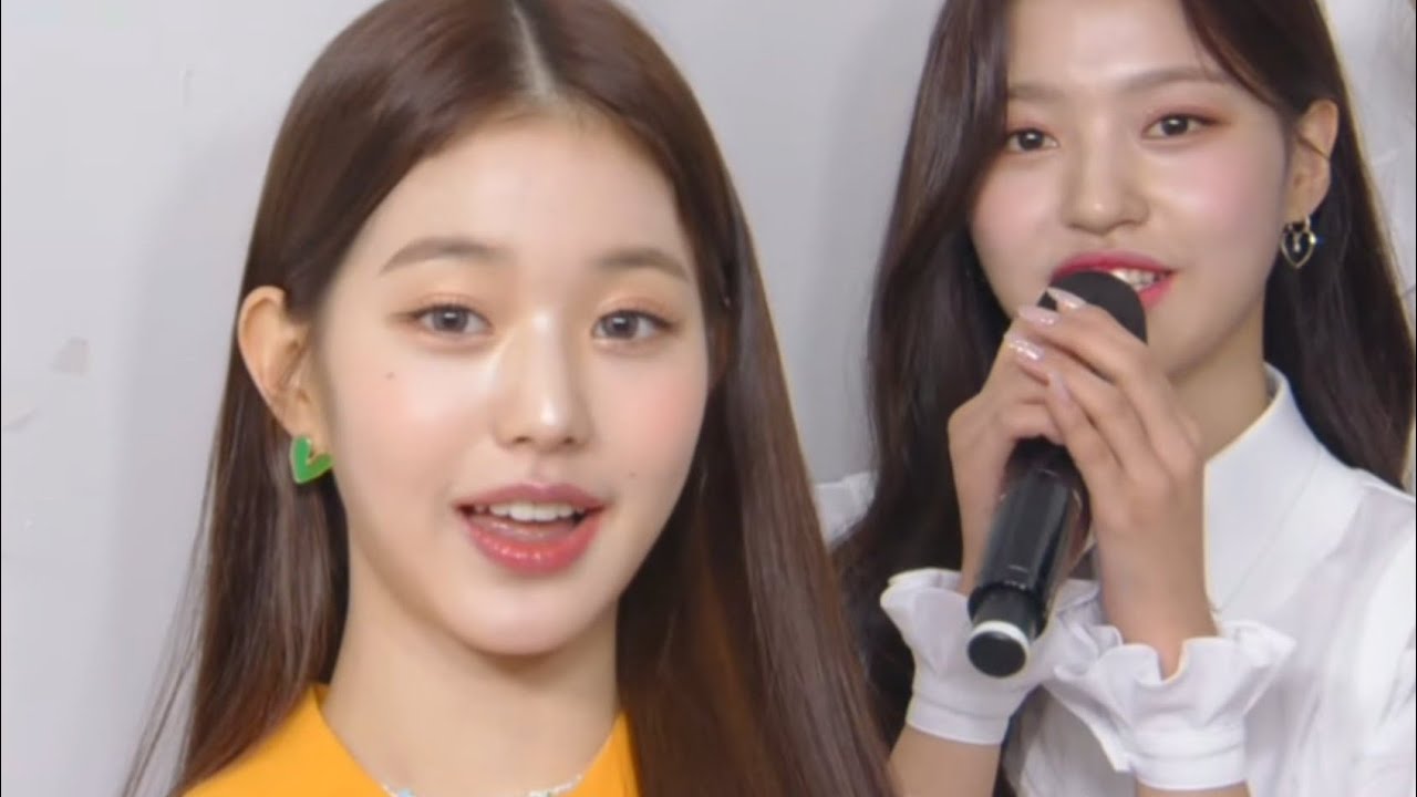 wonyoung's reaction after csr duna told her that she's her role model