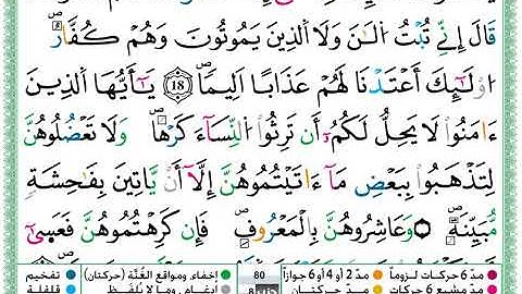 سورة النساء / عمر القزابري ( مكتوبة )