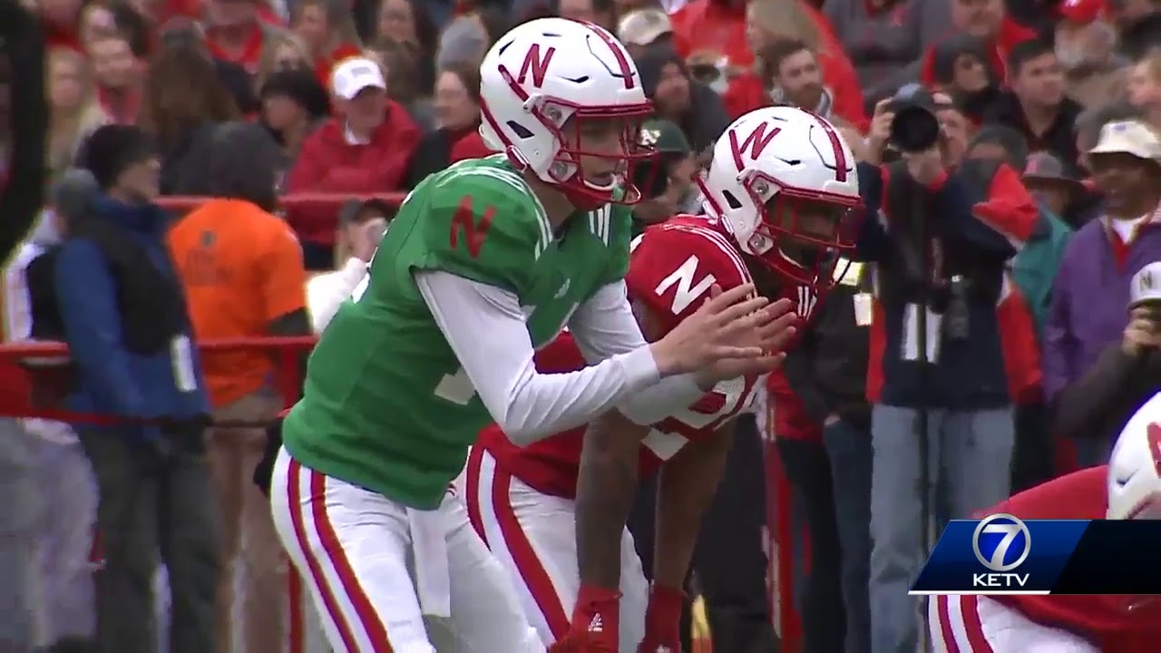 Highlights Nebraska football spring game YouTube