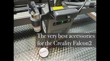 Two accessories I purchased for the Creality Falcon2 to make Lightburn placement of engravings easy