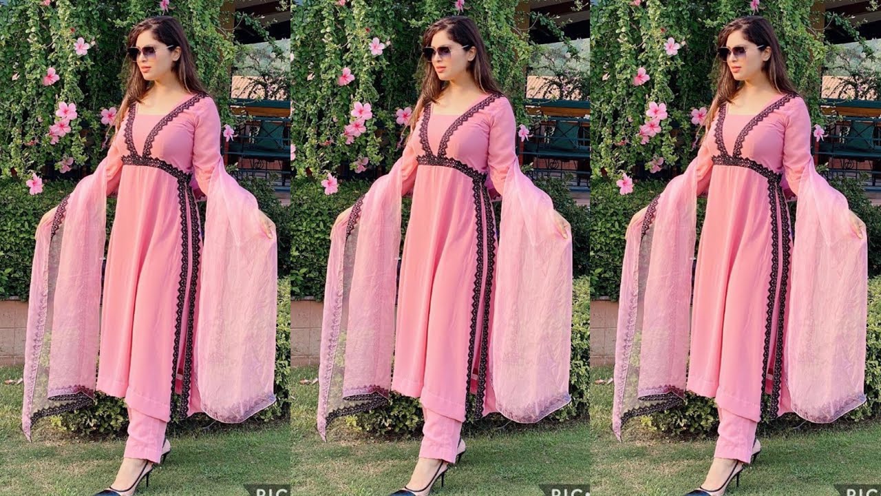 Punjabi Suit Lace Design | Punjaban Designer Boutique