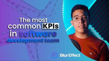 The most common KPIs in software development team