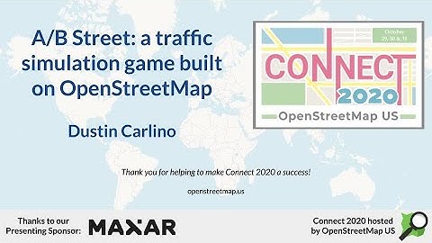 A/B Street: a traffic simulation game built on OpenStreetMap