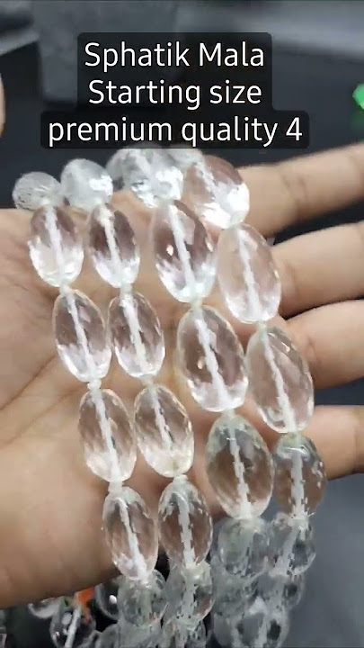Sphatik Mala Starting size premium quality 4
