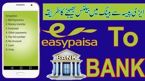 How To Transfer Money Easypaisa to Bank Account (_786#) _ Easypaisa se Bank main Paisy kesay Bhejy