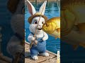 Rabbit Fishing #bunny #asmranimation #rabbit #rabbit #lifestyle