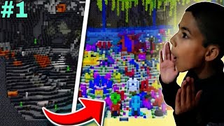 I Transformed A Cave Into An Ocean In Minecraft Hardcore 😱