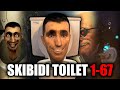 Skibidi toilet reacts to  skibidi toilet 167 part 1  full