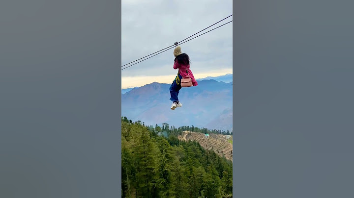 zip line….. #shimla #kufri #zipline #shorts #youtube #funactivities #viral