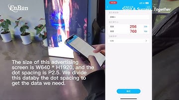 Today we will use an app called "Ledart" to teach you how to control the led poster.