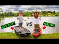 Kayak vs Jon Boat Fishing Tournament (Biggest Bass WINS!!)