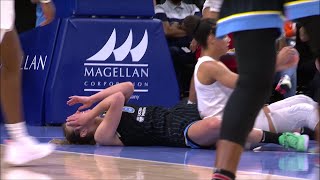 FLAGRANT Called On BRUTAL Hit To Face, Alanna Smith Leaves Game & DOES NOT Return For Chicago Sky